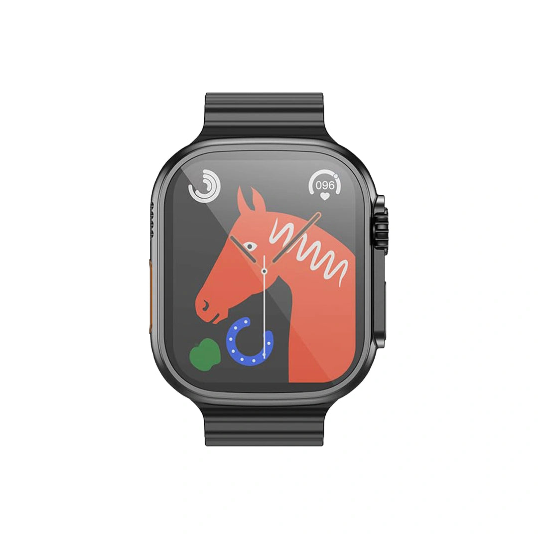 Hoco Y12 Ultra Smart Watch - Black in Qatar Hoco Y12 Ultra Smart Watch - Black in Qatar